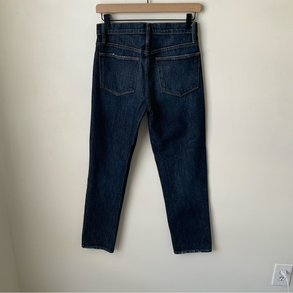 FRAME DENIM Ankle Jeans Le Nouveau Straight Ellsfield Blue Size 25 - Picture 4 of 14